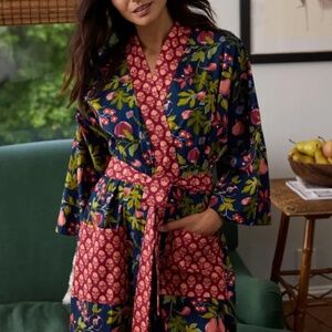 NWT Printfresh Robe in Pomme & Poire Size L/XL